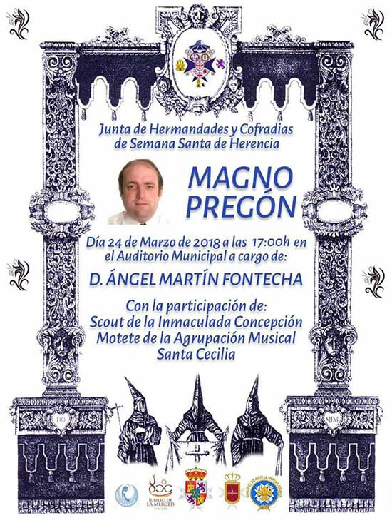 Ángel Martín-Fontecha dará el pregón de la Semana Santa